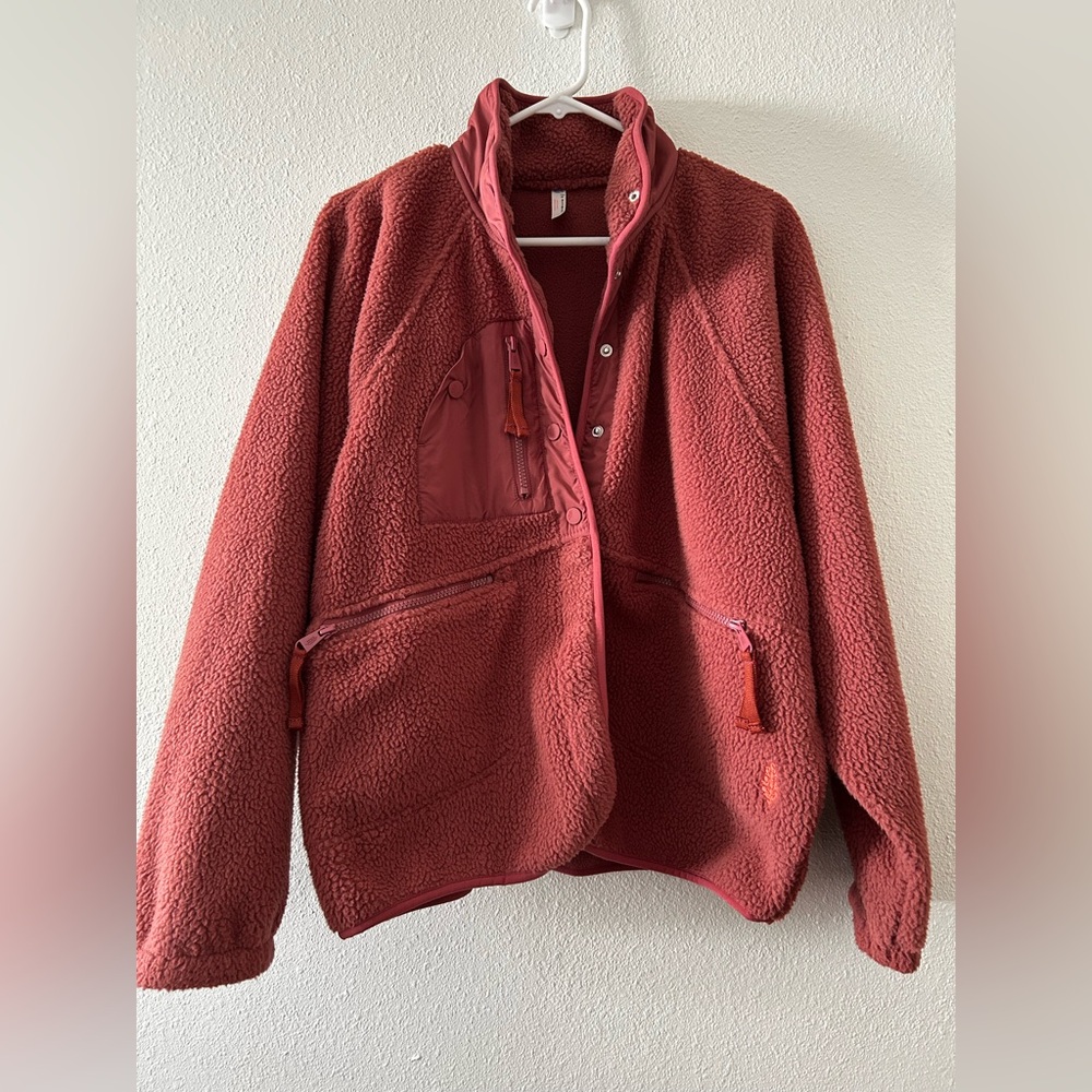 Free People Hit the Slopes Fleece Jacket